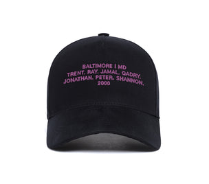 Baltimore 2000 Name 5-Panel wool baseball cap