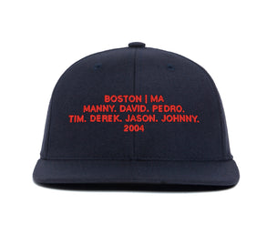 Boston 2004 Name wool baseball cap