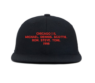 Chicago 1998 Name wool baseball cap