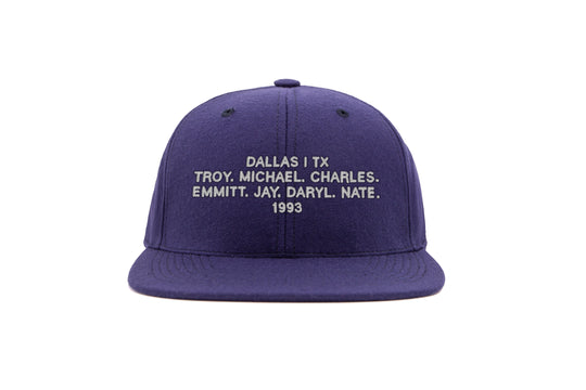 Dallas 1993 Name wool baseball cap