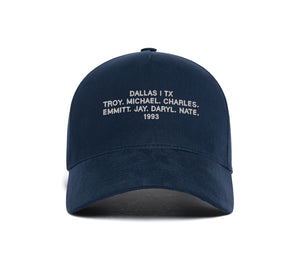 Dallas 1993 Name 5-Panel wool baseball cap