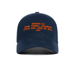 Denver 1997 Name 5-Panel wool baseball cap