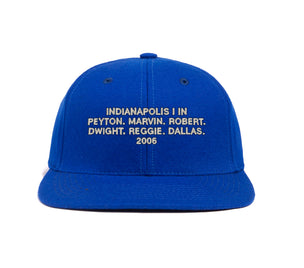 Indianapolis 2006 Name wool baseball cap