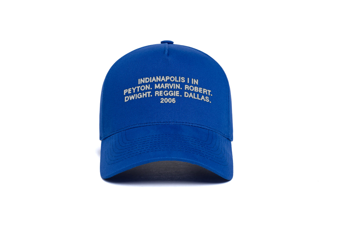 Indianapolis 2006 Name 5-Panel wool baseball cap
