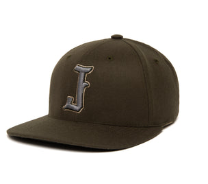 Ligature “J” 3D wool baseball cap