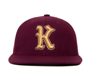 Ligature “K” 3D wool baseball cap