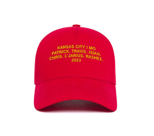 Kansas City 2023 Name 5-Panel wool baseball cap