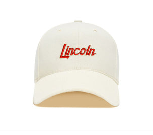 Lincoln Chain Snapback Curved wool baseball cap
