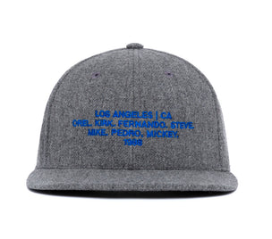 Los Angeles 1988 Name II wool baseball cap