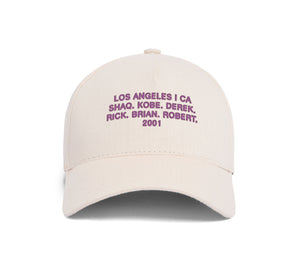 Los Angeles 2001 Name 5-Panel wool baseball cap