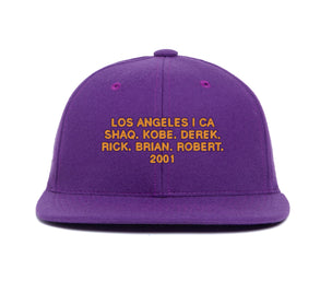 Los Angeles 2001 Name II wool baseball cap