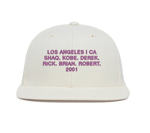 Los Angeles 2001 Name III wool baseball cap