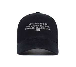 Los Angeles 2002 Name 5-Panel wool baseball cap