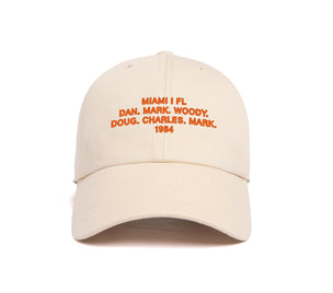 Miami 1984 Name Dad wool baseball cap