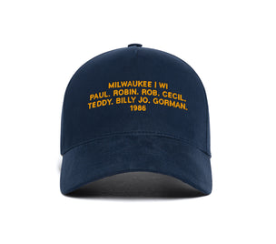 Milwaukee 1986 Name 5-Panel wool baseball cap