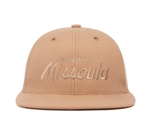 Missoula wool baseball cap