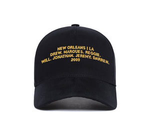 New Orleans 2009 Name 5-Panel wool baseball cap