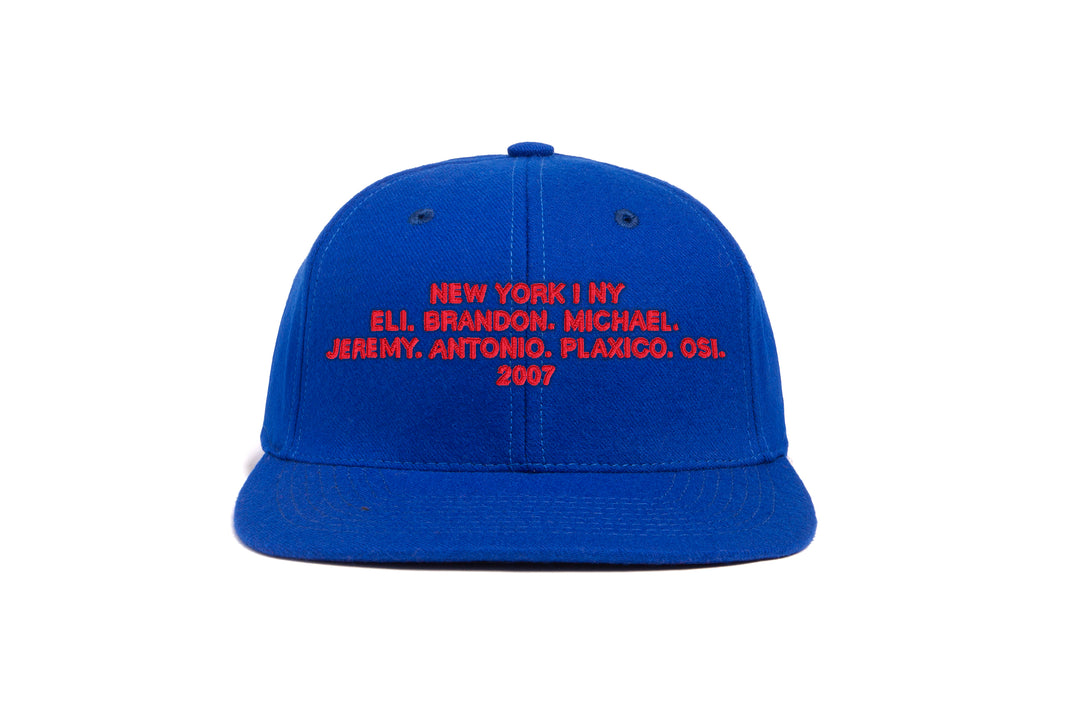 New York 2007 Name wool baseball cap