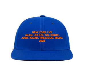New York 2023 Name wool baseball cap
