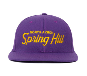 Spring Hill Akron wool baseball cap