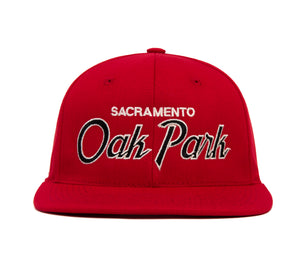 Oak Park wool baseball cap