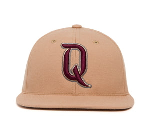 Ligature “Q” 3D wool baseball cap