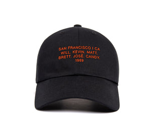 San Francisco 1989 Name Dad wool baseball cap