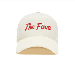 The Farm Chain Snapback Curved wool baseball cap