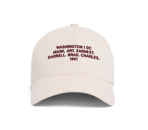 Washington 1991 Name 5-Panel wool baseball cap