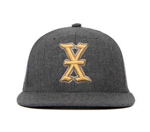 Ligature “X” 3D wool baseball cap