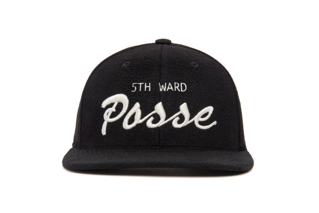 5th Ward Posse 3D Cashmere wool baseball cap