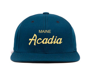 Acadia wool baseball cap