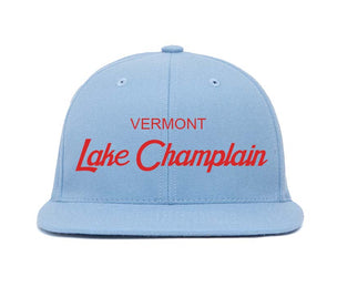 Lake Champlain wool baseball cap