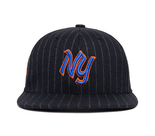 NY Lockup wool baseball cap