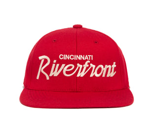 Riverfront wool baseball cap