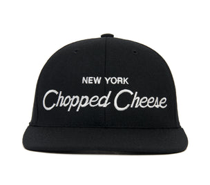 Chopped Cheese wool baseball cap