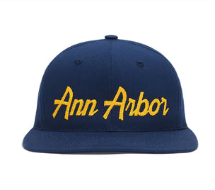 Ann Arbor Chain Canvas wool baseball cap