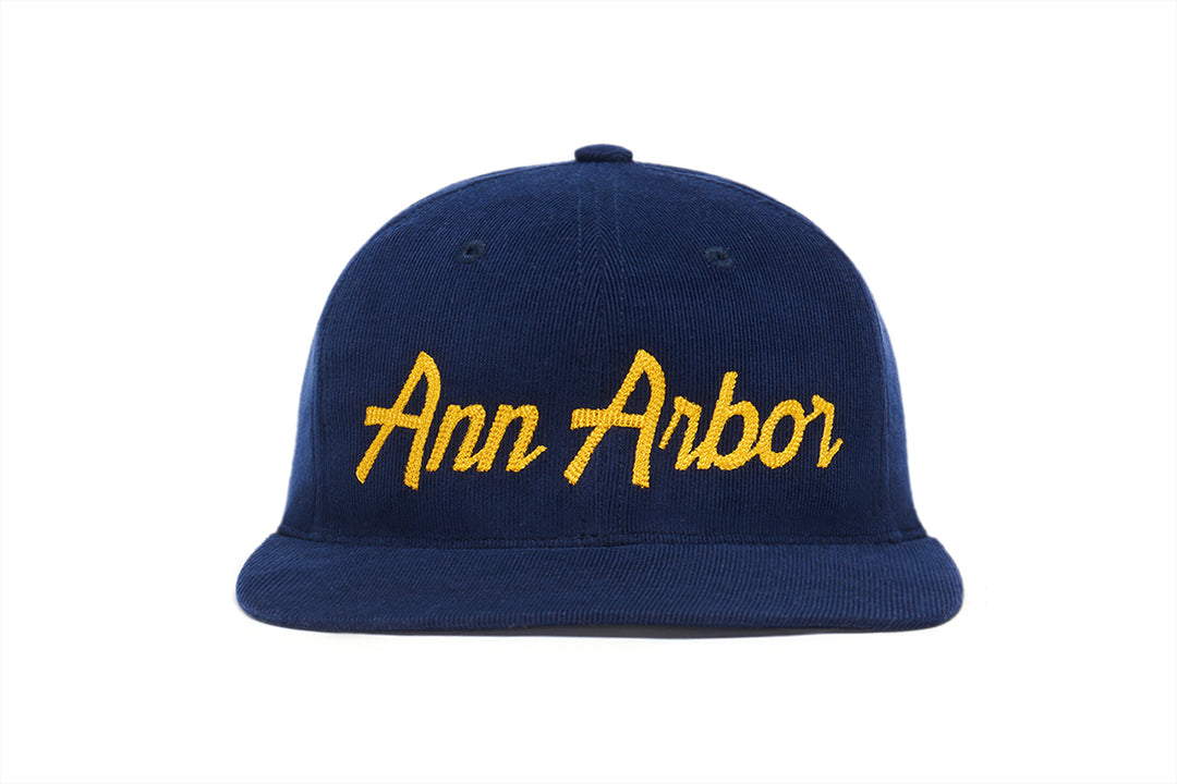 Ann Arbor Chain 21-Wale Cord wool baseball cap