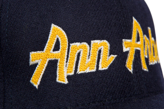 Ann Arbor Chain wool baseball cap