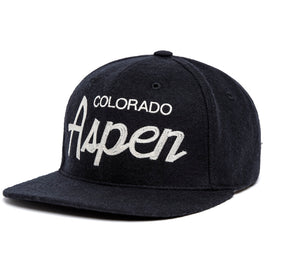 Aspen Cashmere II wool baseball cap