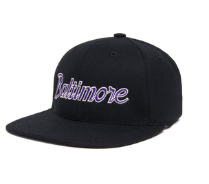 Baltimore wool baseball cap
