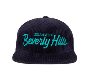 Beverly Hills 6-Wale Cord wool baseball cap