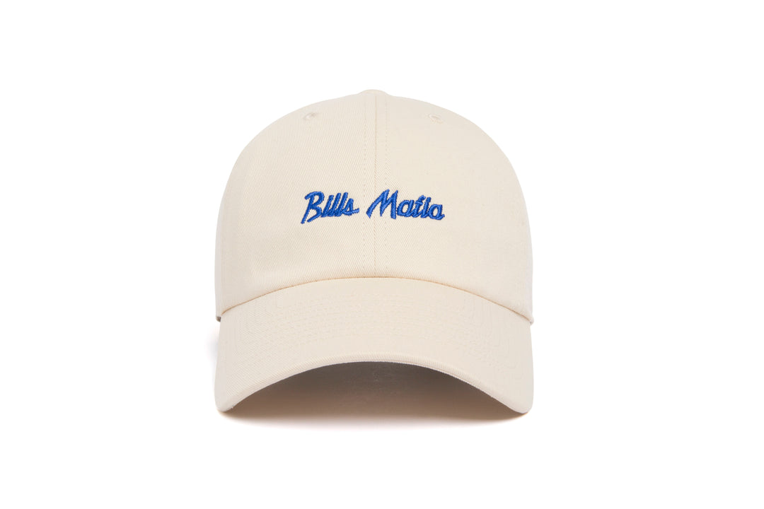 Bills Mafia Microscript Dad III wool baseball cap