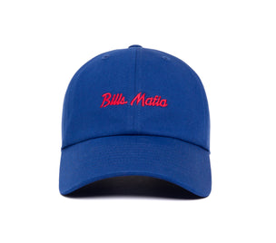 Bills Mafia Microscript Dad II wool baseball cap