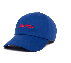 Bills Mafia Microscript Dad II wool baseball cap