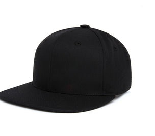 Clean Black Twill wool baseball cap