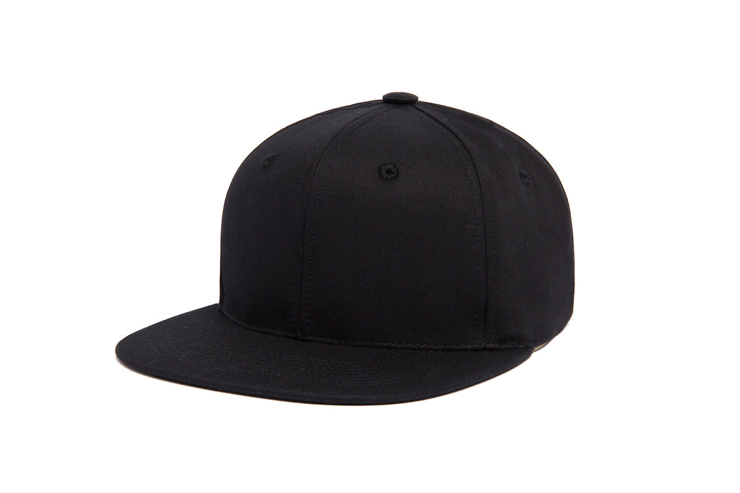 Clean Black Japanese Twill wool baseball cap