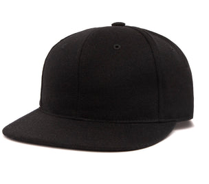 Clean Black Wool wool baseball cap