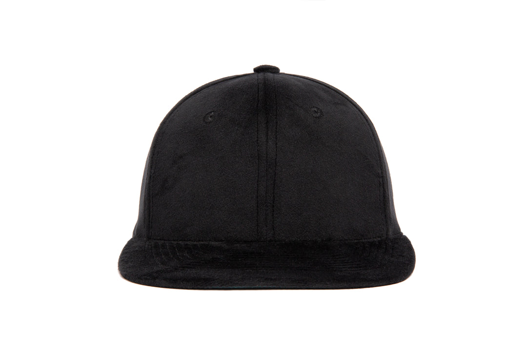 Clean Black Velvet wool baseball cap