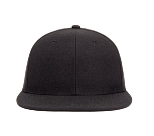 Clean Black Wool Blend wool baseball cap